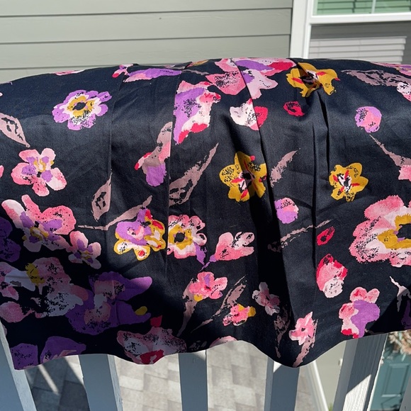 Max and Cleo Black Flowered Sleeveless Dress Sz 2 - Picture 14 of 14